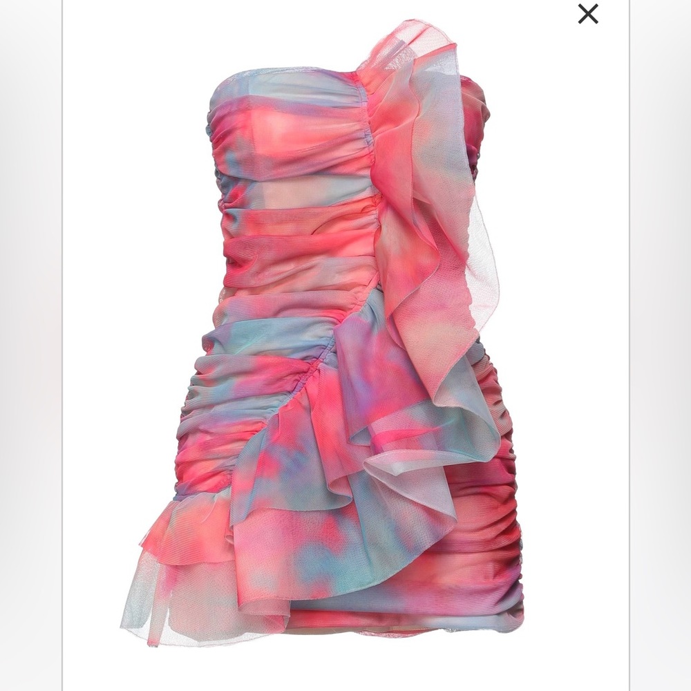 Colorful cocktail dress from yoox